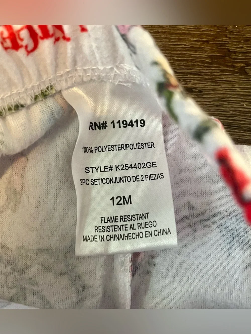 The Grinch Flannel Pull On Button Up Pajama Set Size 12 Months